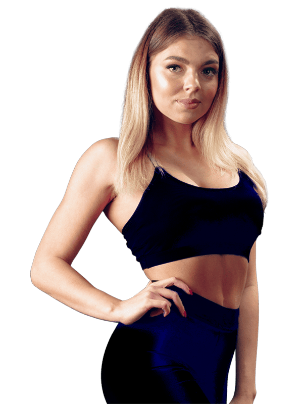 young beautiful woman in sportswear in a gym PQ9XHJSa
